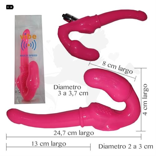 Estimulador para usar en pareja con vibro rosa